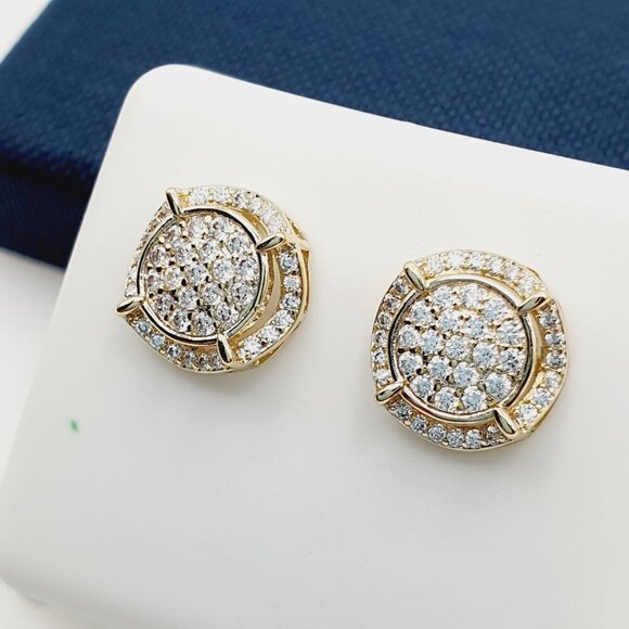 "925 Sterling Silver Plated CZ Earrings, EVBRS446 - Picture 2 of 10